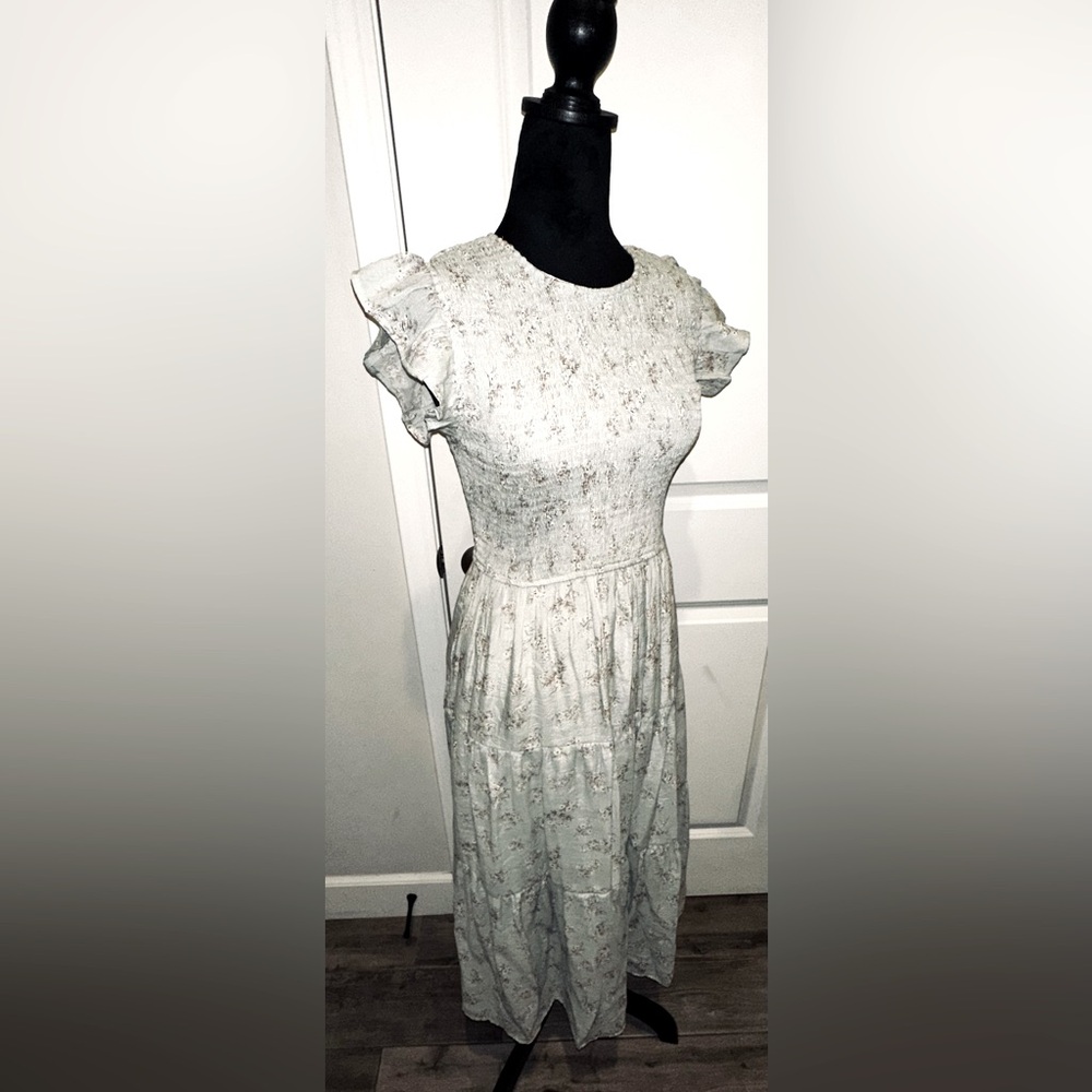 Minty green Floral Dress NWT by Sweet Wanderer size medium